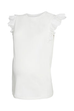 Womensecret T-shirt maternity algodão orgânico branco