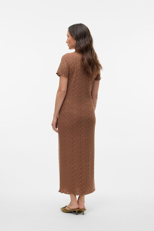 Mamalicious Vestido midi Maternity marr&oacute;n