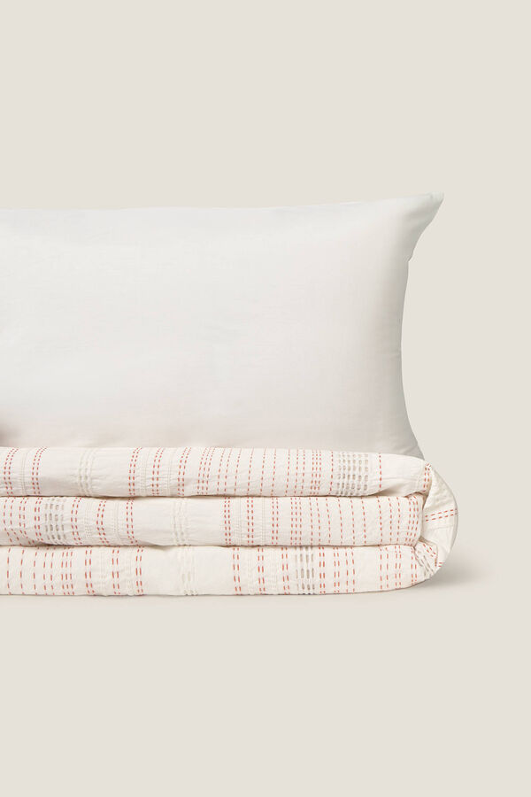 Textura Capa de edredom texturizada vermelho