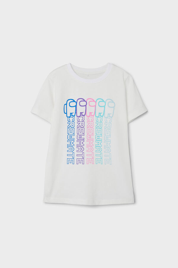 Name it T-shirt menina branco