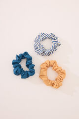 Women'secret Pack mini scrunchies multicolor estampado