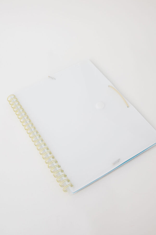 Mr. Wonderful Carpeta espiral hojas transparentes estampado