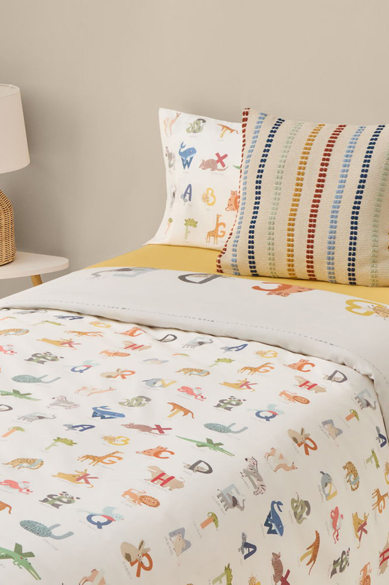 Textura Funda n&oacute;rdica estampado dinosaurios