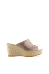 Vidorreta Zueco de cu&ntilde;a yute beige