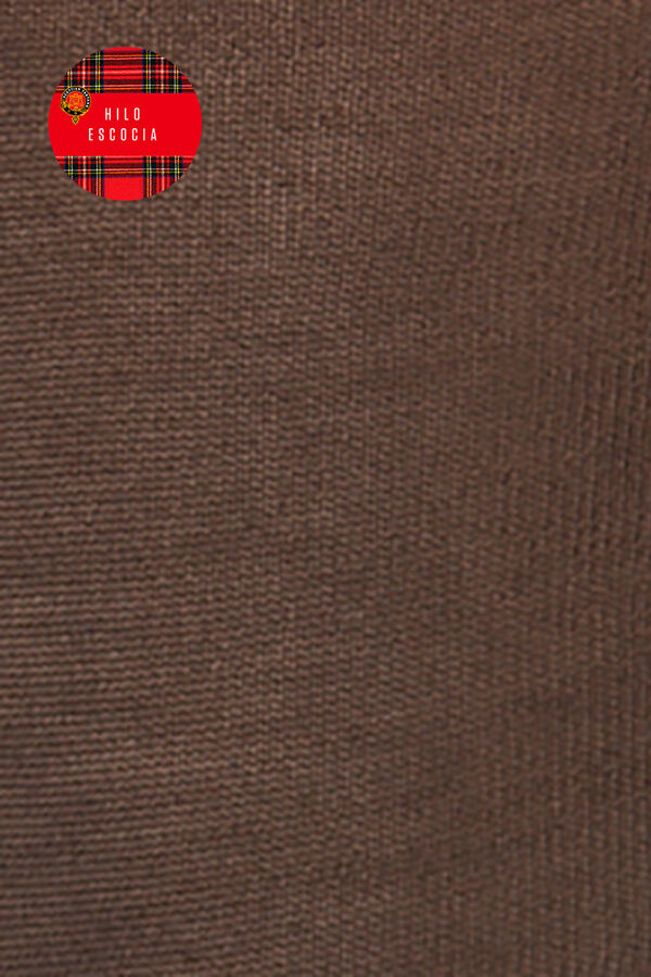 Punto Blanco Meias curtas lisas castanho