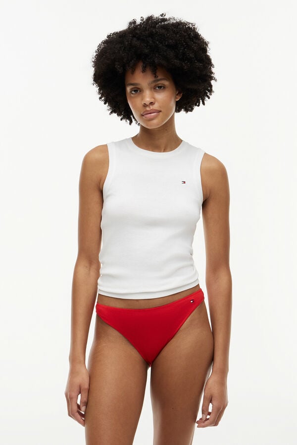 Tommy Hilfiger Pack de 3 cuecas cl&aacute;ssicas com logo lateral estampado