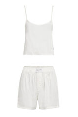 Calvin Klein Conjunto de pijama curto com alças branco