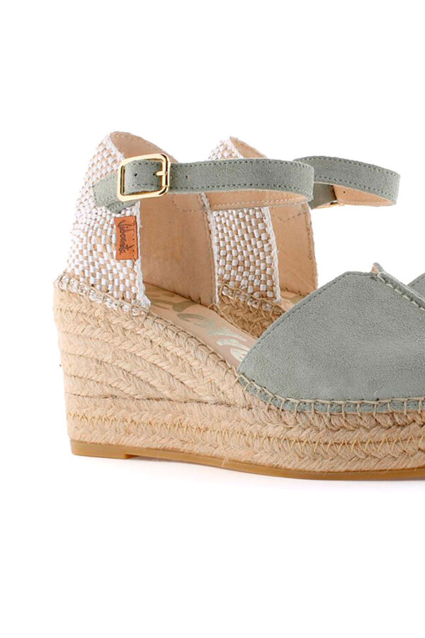Vidorreta Alpargata cuña de yute bege