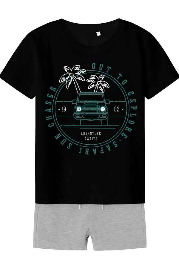 Name it Set de short y camiseta azul