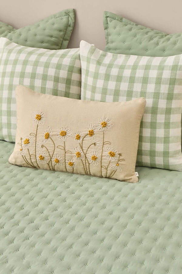 Textura Edred&oacute;n liso reversible kaki