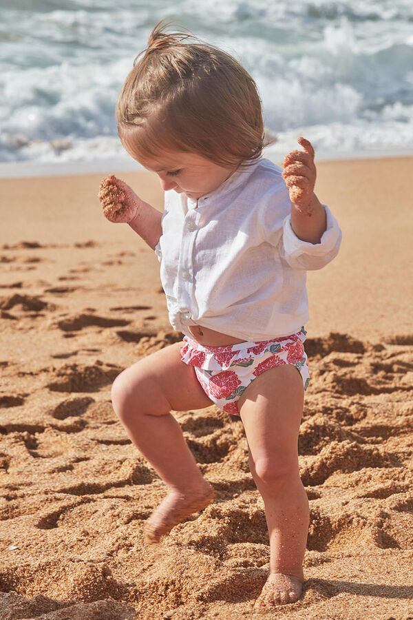 Gocco Braguita estampado hortensia blanco blanco