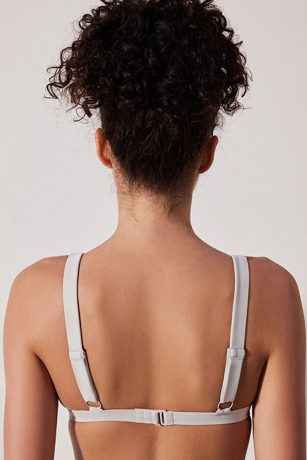 Penti Top de bikini halter beige nude