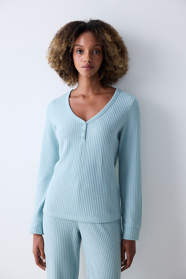 Penti Conjunto de pijama largo verde