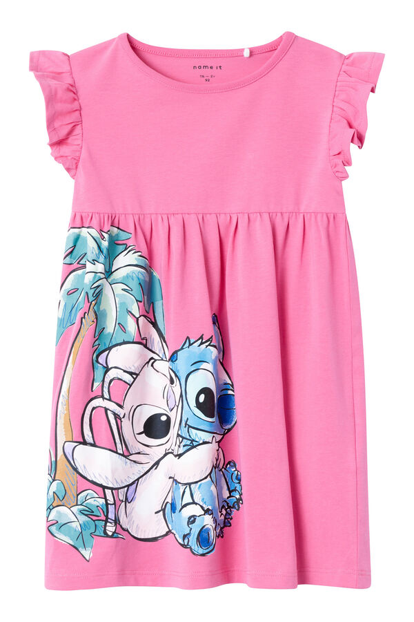 Name it Vestido sin mangas de Stitch rosa