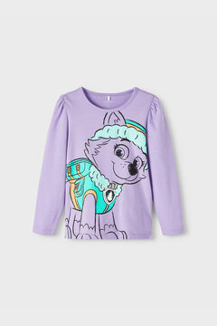 Womensecret Camiseta mini niña morado/lila