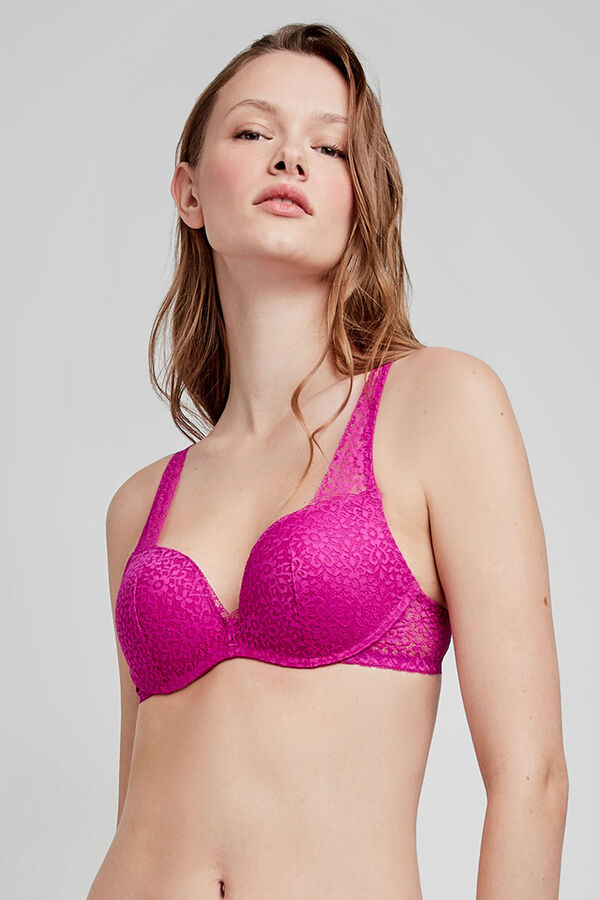 Gisela Sutiã push up roxo rosa