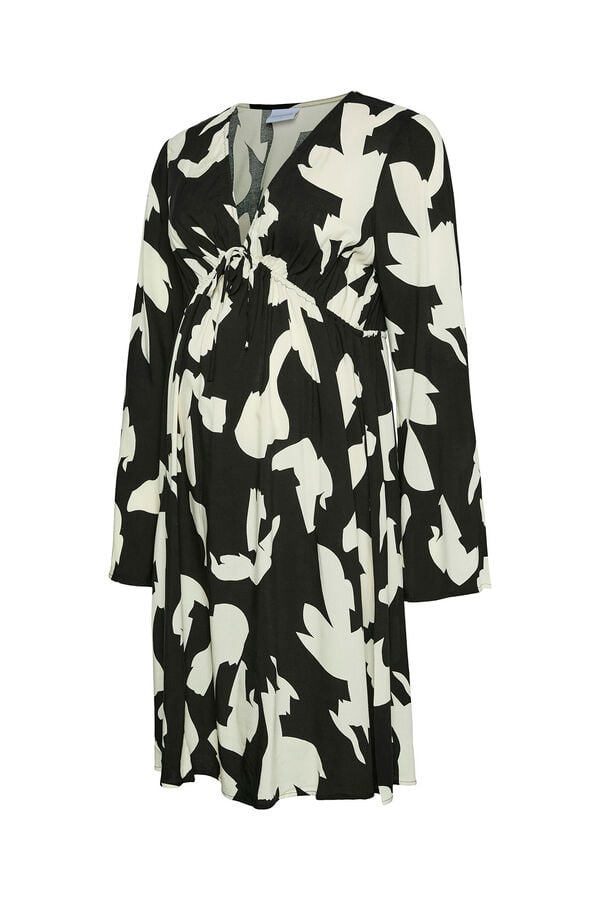 Mamalicious Vestido midi maternity preto