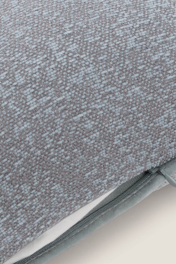 Textura Funda coj&iacute;n terciopelo azul