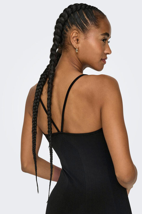 Only Play Mono seamless negro tirantes canal&eacute; negro