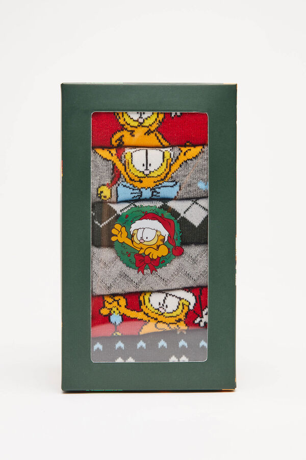 Women'secret Pack 6 calcetines algod&oacute;n Garfield estampado