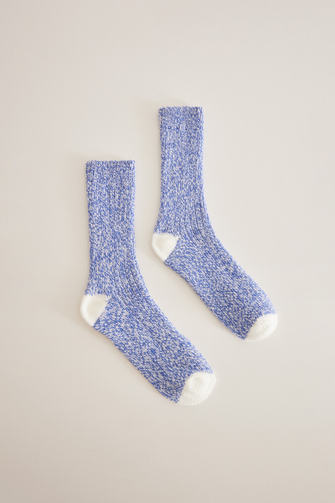 Women'secret Meias m&eacute;dias com textura em azul-claro