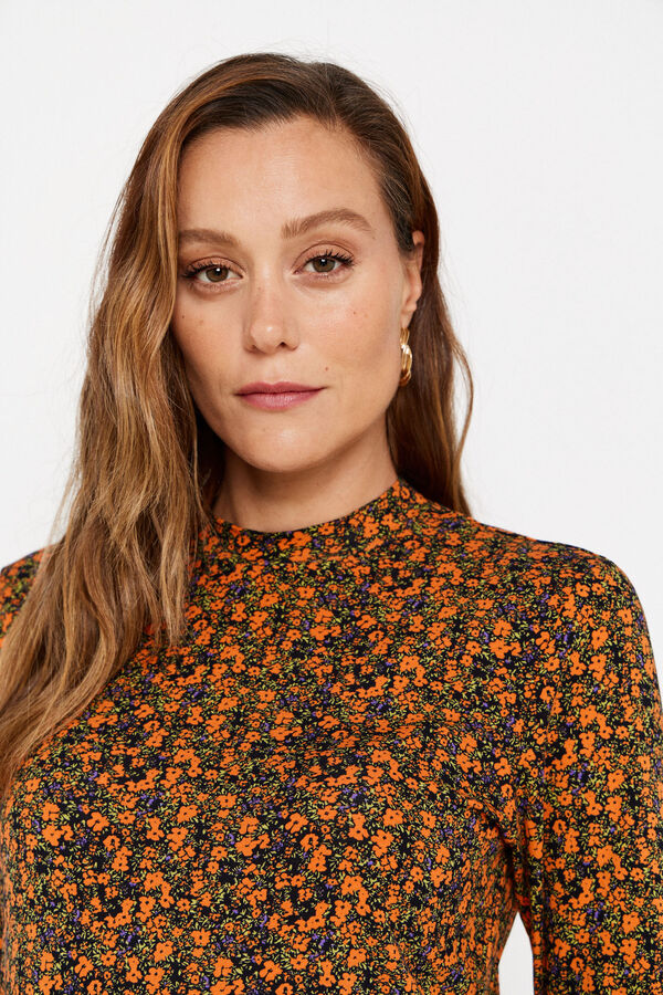 Mamalicious Vestido midi de manga comprida maternity  preto