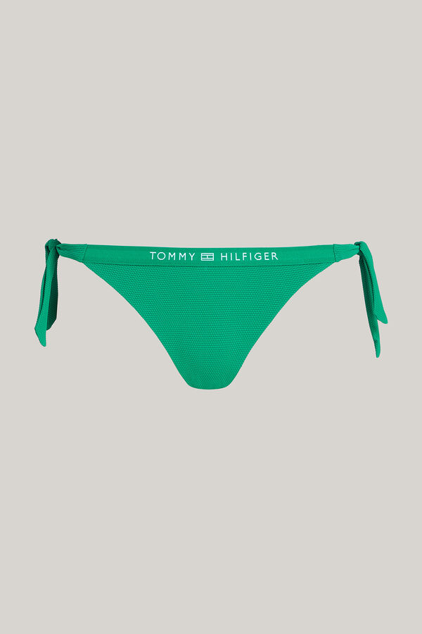 Tommy Hilfiger Braguita de Bikini con lazos verde