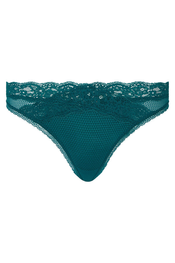 Passionata Tanga Brooklyn azul