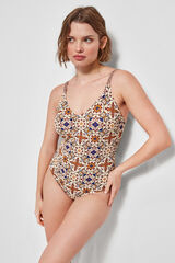 Gisela Fato de banho plus size branco