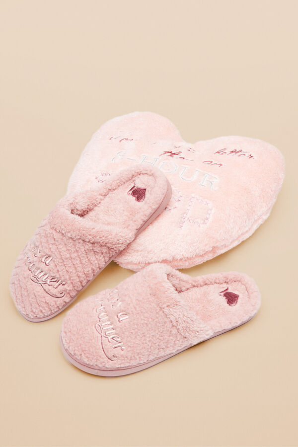 Women'secret Zapatillas casa La Vecina Rubia rosa