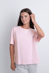 HI&BYE Pijama algod&oacute;n estampado rosa rosa