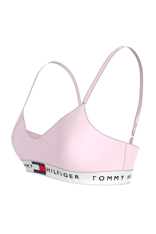 Tommy Jeans Sujetador deportivo sin aro azul