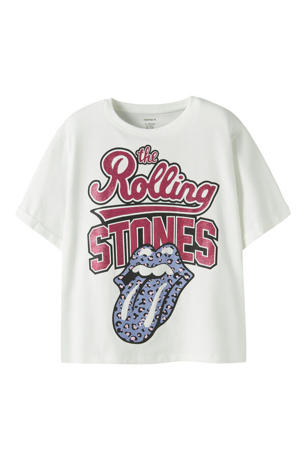 Name it Camiseta Rollings Stone de ni&ntilde;a blanco