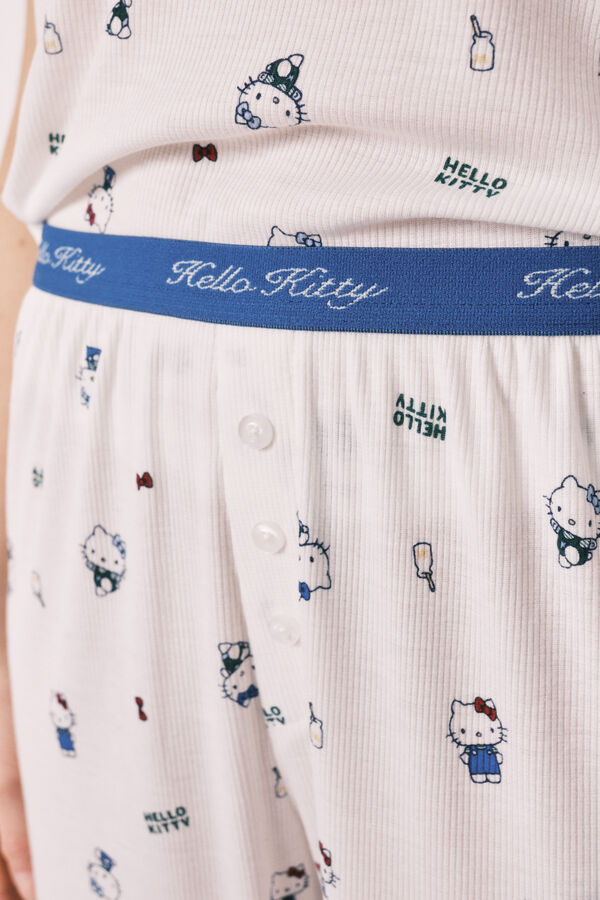 Women'secret Pijama Hello Kitty manga curta branco