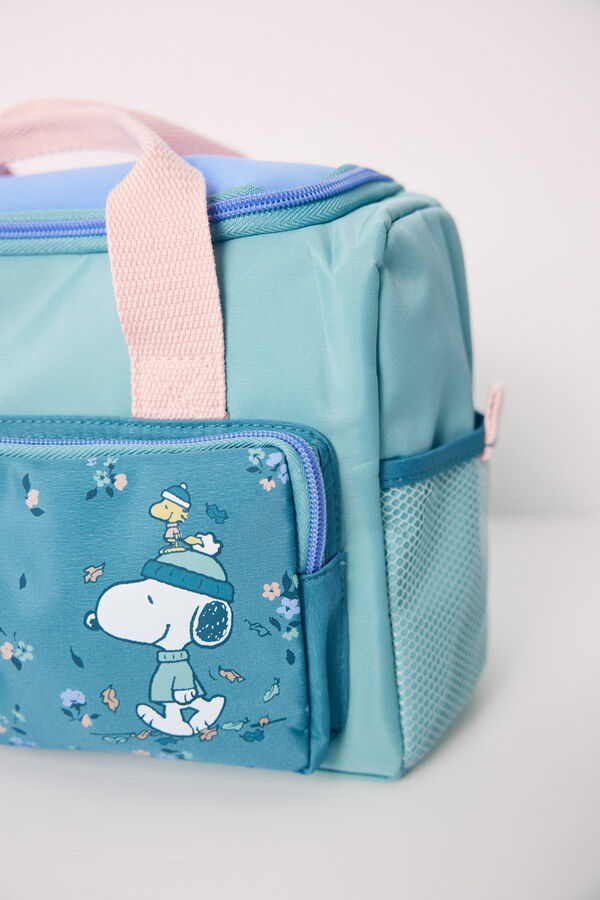 Women'secret Neceser grande color block Snoopy verde