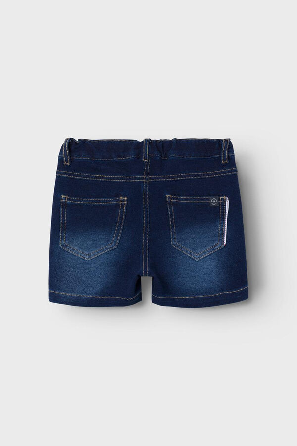 Name it Cal&ccedil;as curtas denim para menina azul