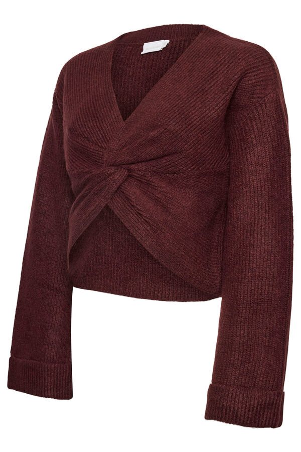 Mamalicious Jersey cropped maternity  morado/lila