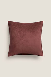 Textura Capa de almofada de veludo com franjas