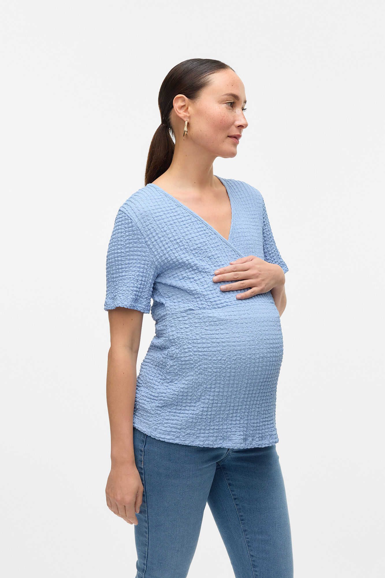 Mamalicious Camiseta de manga corta maternity y lactancia