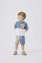 Name it Bermuda ni&ntilde;o bolsillo lateral azul