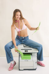 HI&BYE Suti&atilde; triangular de algod&atilde;o rosa com copas remov&iacute;veis rosa