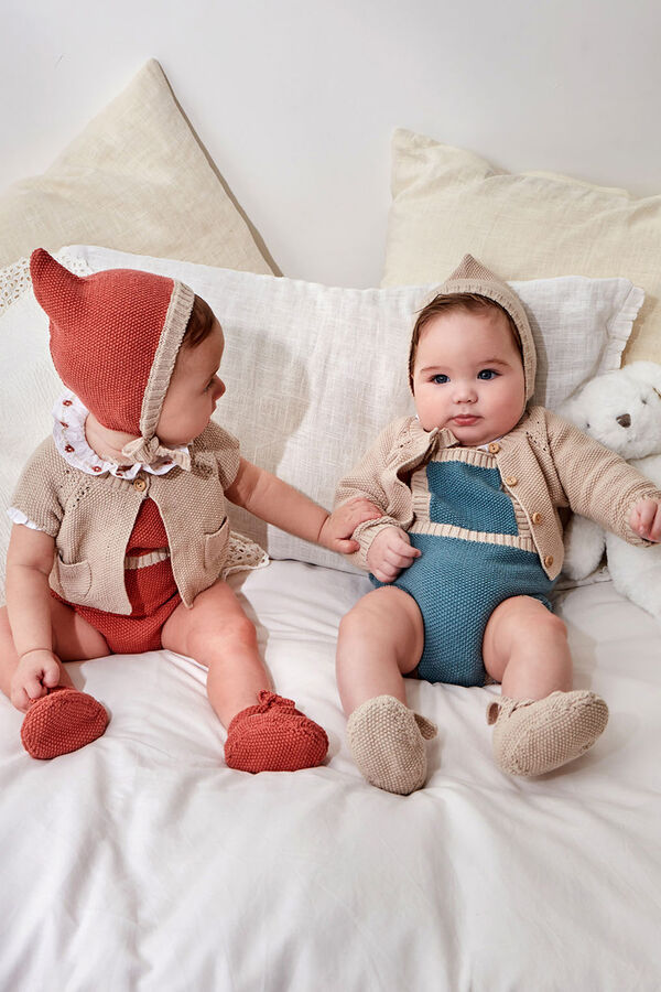 Gocco Bombacho Con Tirantes A Contraste Azul Claro turquesa