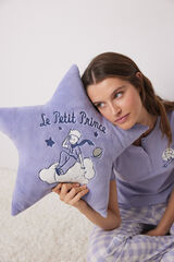 Women'secret Coj&iacute;n estrella tacto suave "El Principito" morado/lila