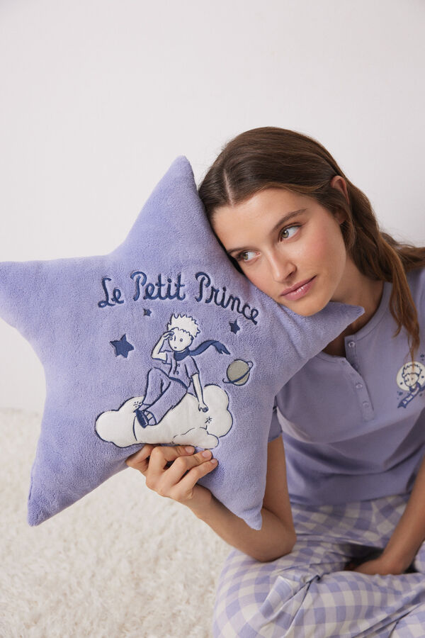 Women'secret Coj&iacute;n estrella tacto suave "El Principito" morado/lila