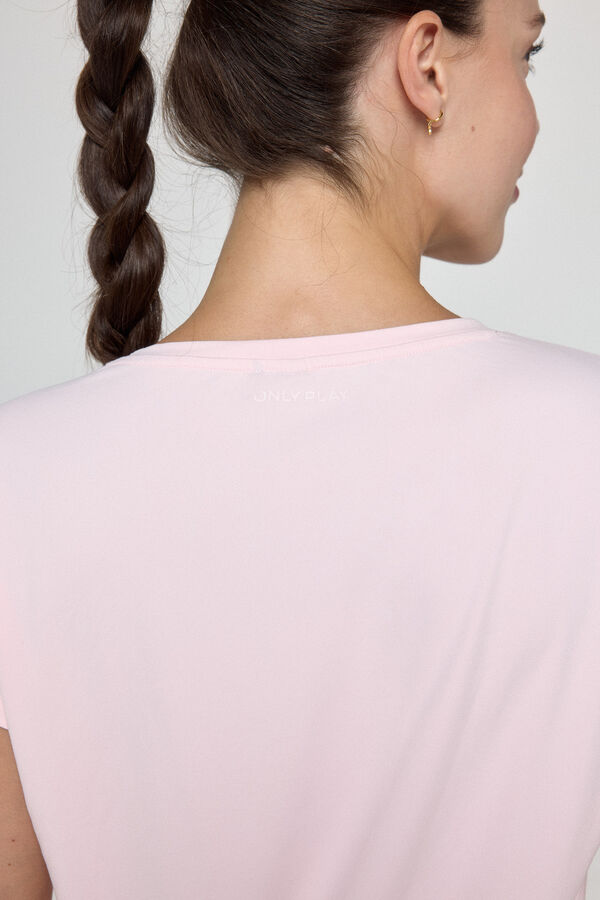 Only Play Camisola de manga curta borgonha