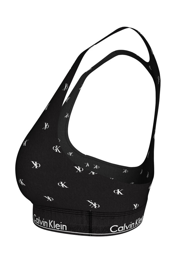 Calvin Klein Sutiã bralette CK preto