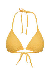 Pieces Top biqu&iacute;ni triangular. Duplo tato. vermelho