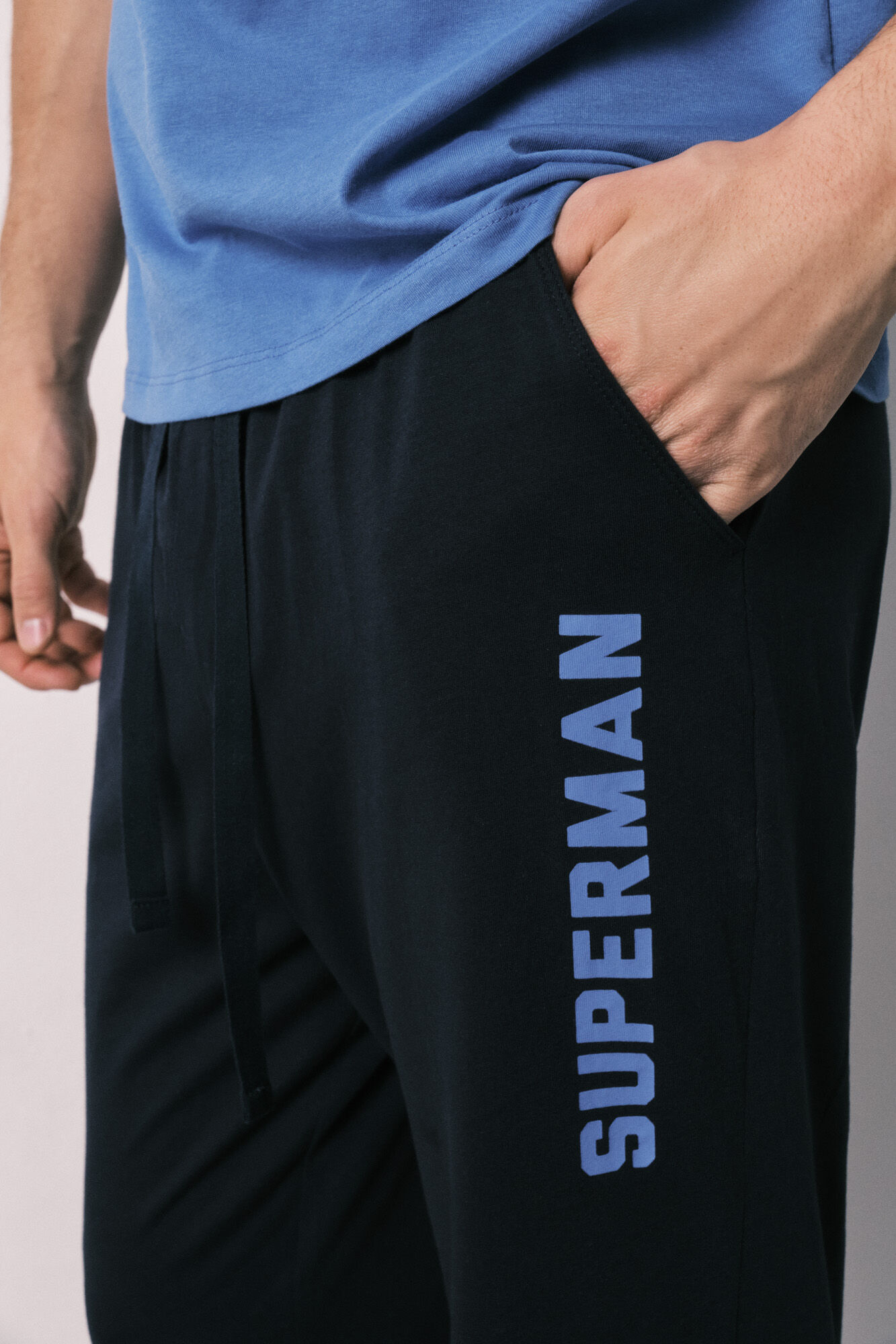 Women'secret Pijama largo hombre 100% algod&oacute;n Superman