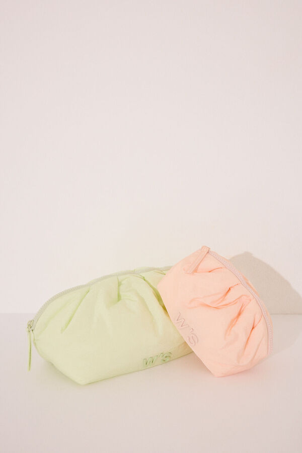 Women'secret N&eacute;cessaire de nylon laranja m&eacute;dia vermelho