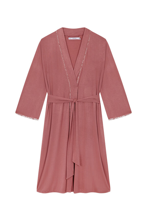 Women'secret Bata "maternity" rosa punto suave rosa